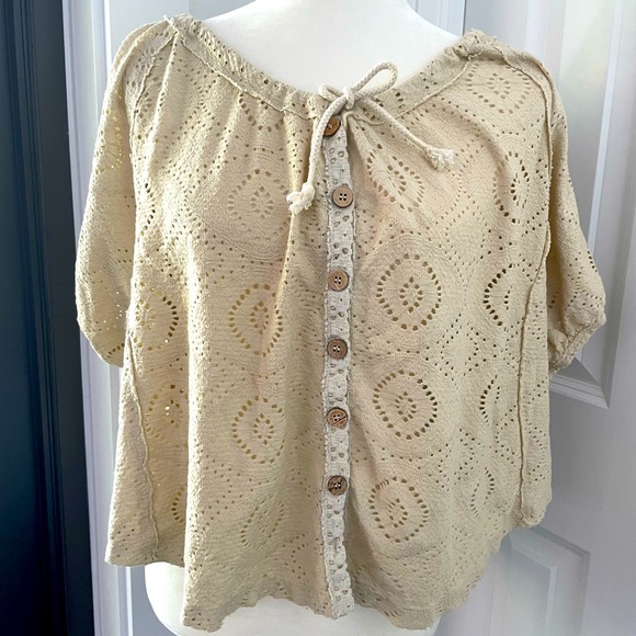 Free People Tops - Free People oversized boho top